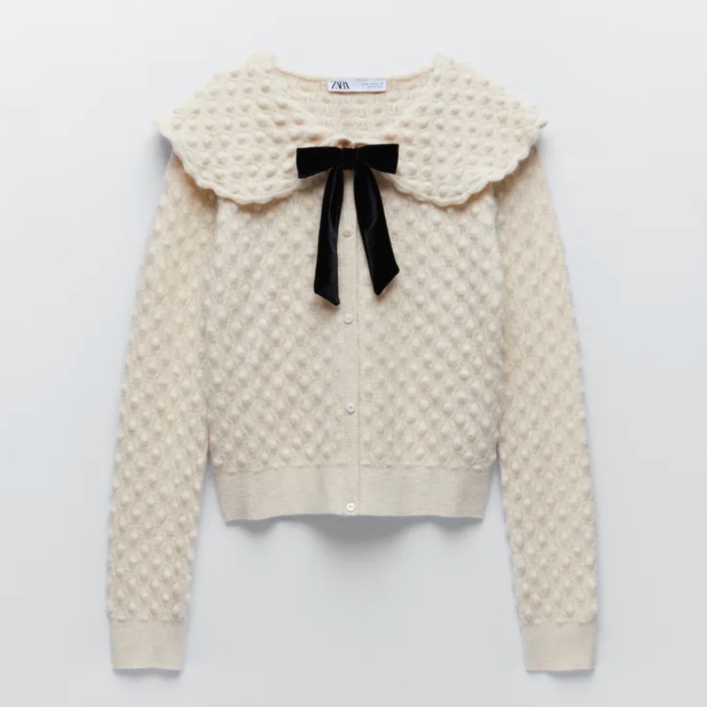 Zara sweater with bow